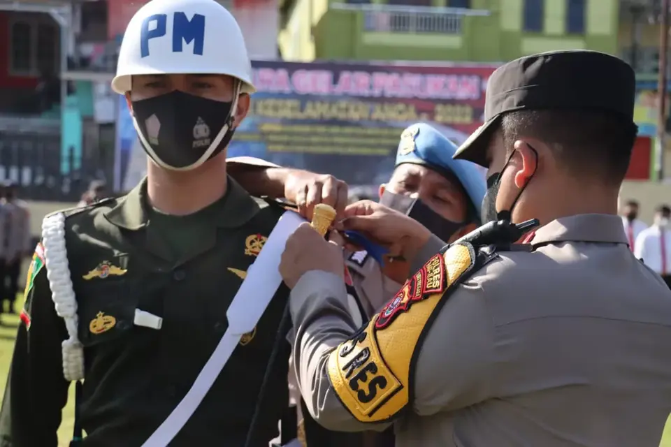 Kapolres Baubau Pimpin Apel Gelar Pasukan Operasi Keselamatan 2022