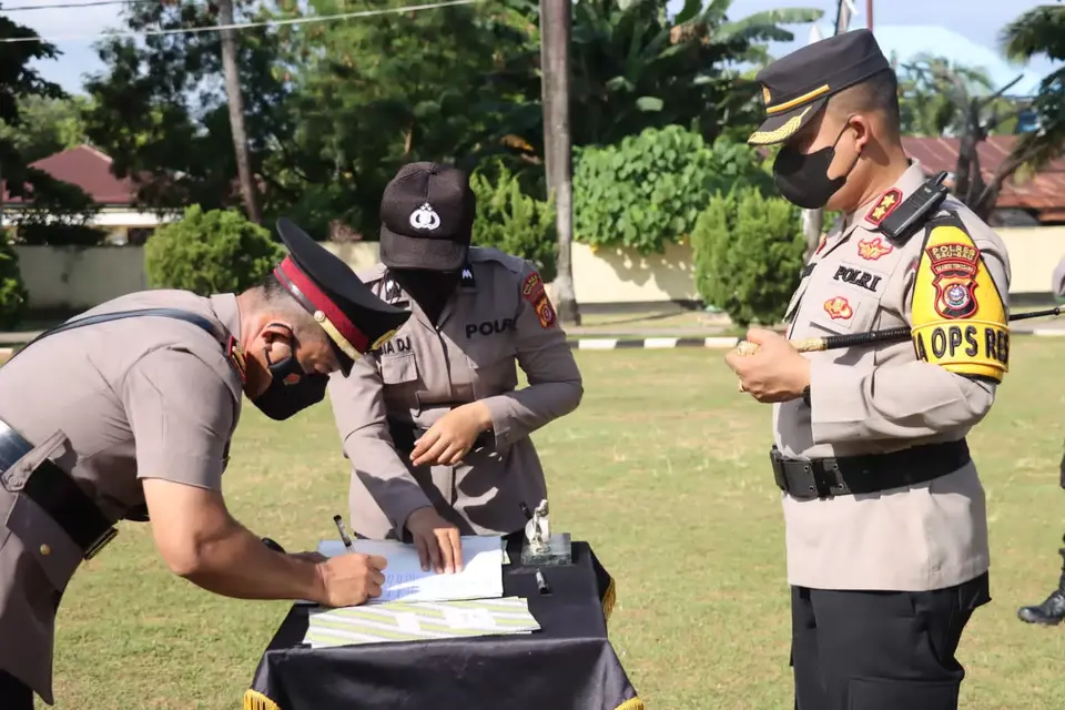 Mutasi Pejabat Polres Baubau, Lima Kapolsek Berganti