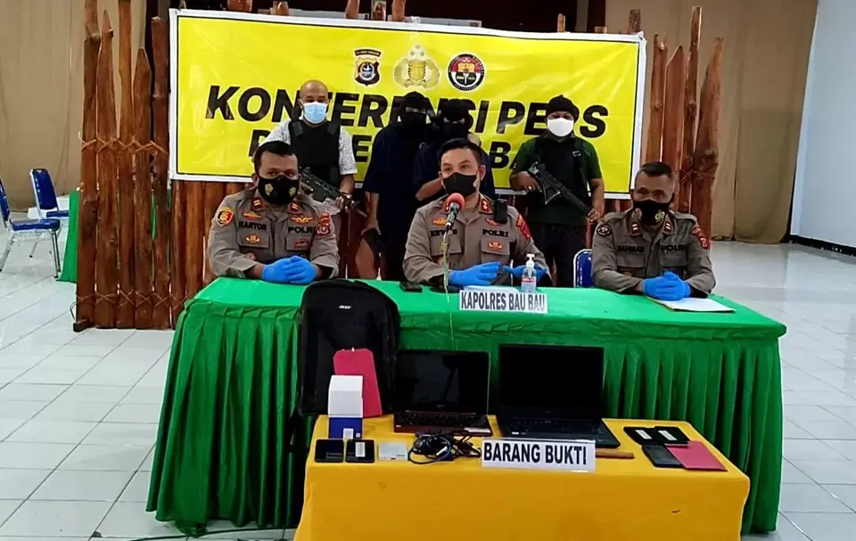 Polres Baubau Amankan Dua Terduga Pelaku Pencurian