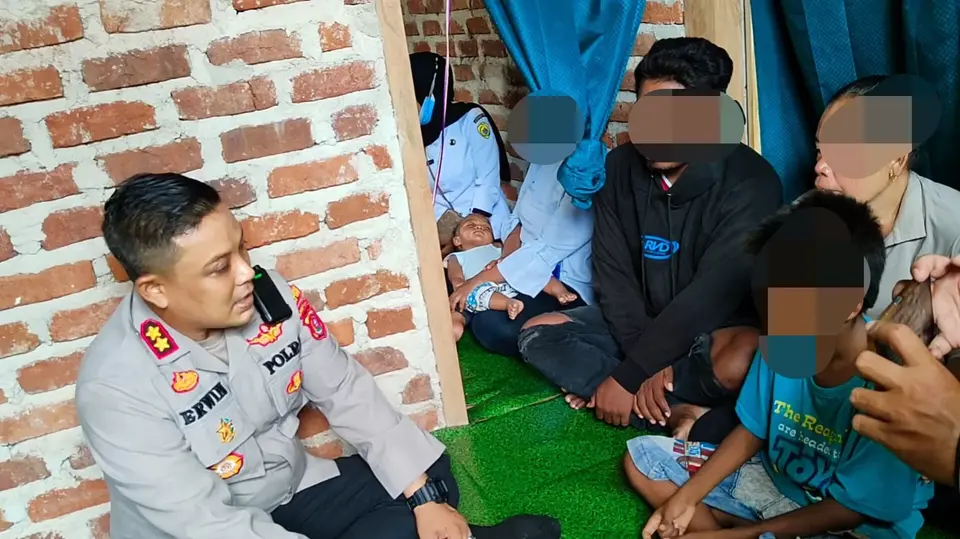 Kapolres Baubau Kunjungi Bocah Korban Dugaan Kekerasan Oknum Polisi