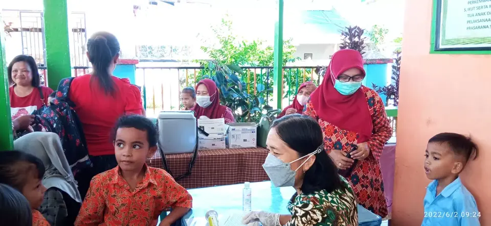 Menuju BIAN, Puskesmas Kadolomoko Gelar Imunisasi Campak dan Rubella