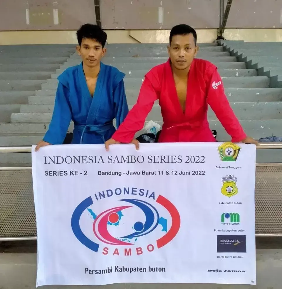 Dua Atlet Sambo Buton Berlaga di Sambo Series II