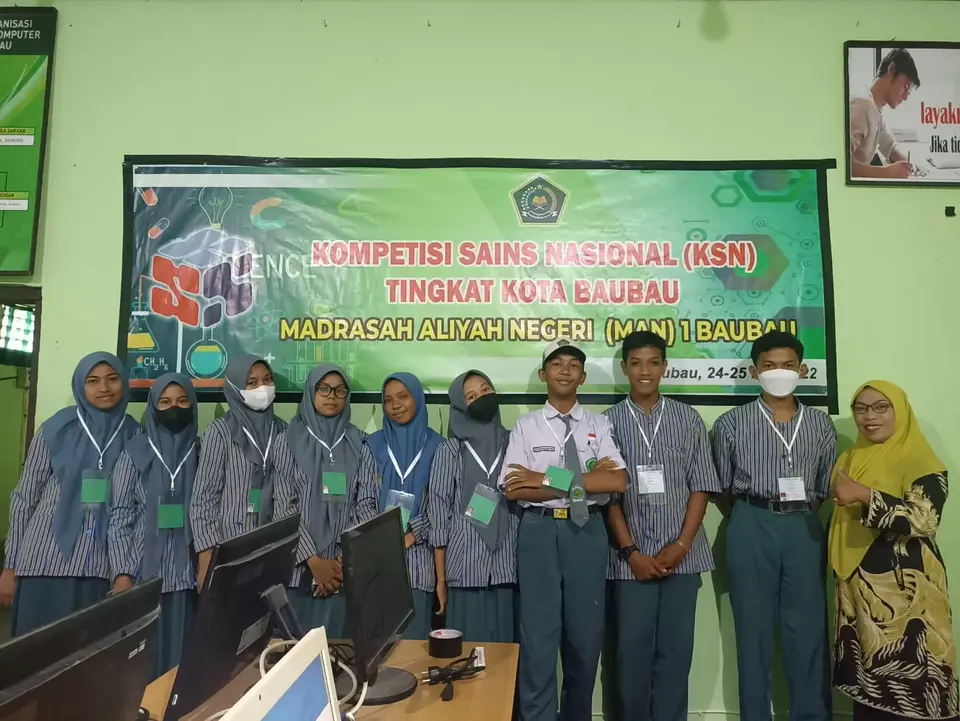 9 Siswa MAN I Baubau Lolos KSN Tingkat Provinsi