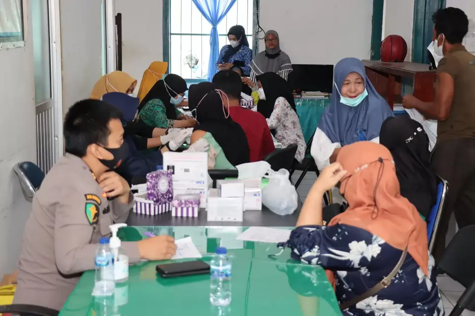 HUT Bhayangkara, Polres Baubau Gelar Layanan Kesehatan