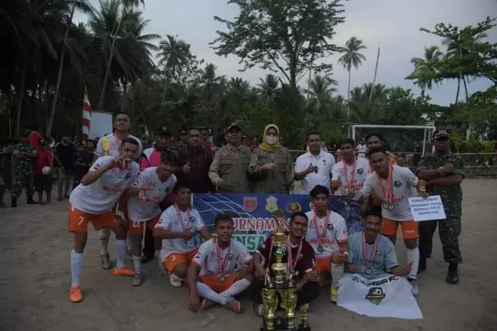 UD Mutiara FC Juara I Turnamen Futsal Babinsa Cup III