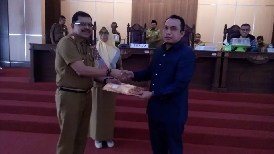 DPRD Menerima LKPJ Bupati Muna Tahun Anggaran 2021