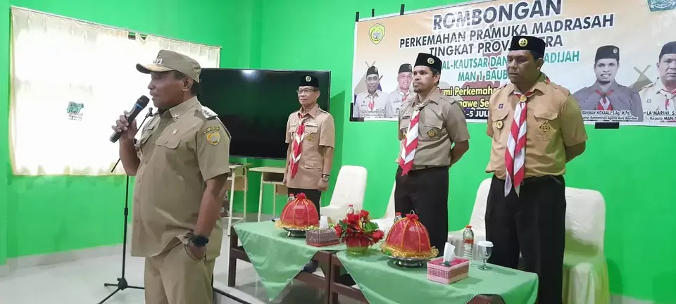 Monianse Lepas Kontingen Pramuka Madrasah