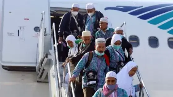 Gelombang Pertama Jemaah Haji Pulang ke Indonesia