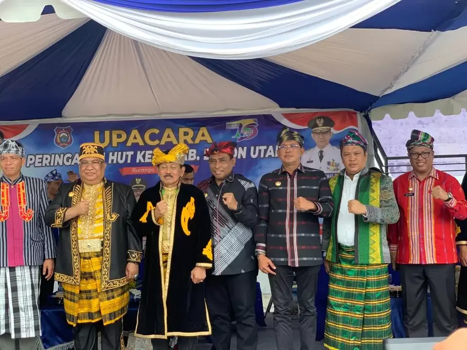 Pj Bupati Mubar Menghadiri Peringatan HUT Buton Utara yang ke-15