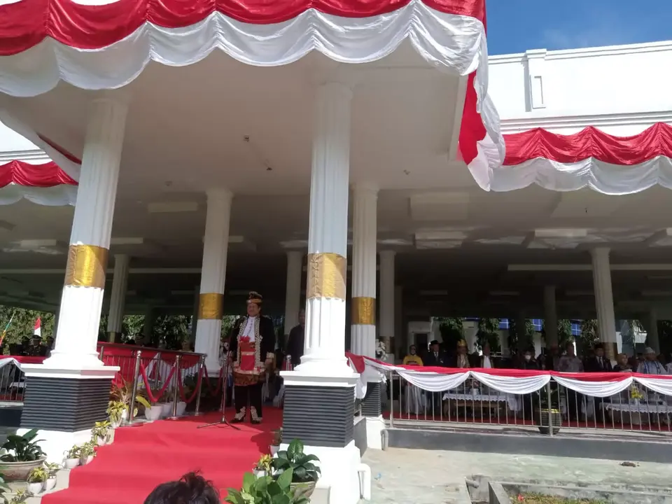 HUT Kabupaten Muna, Rusman Ajak Masyarakat Membangun Daerah