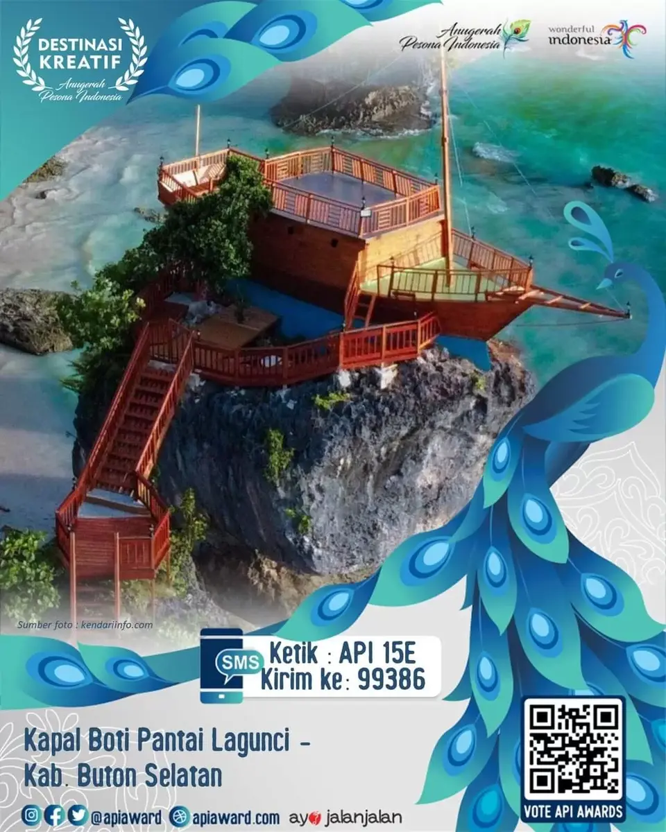 Pantai Lagunci dan Kebun Jeruk Siompu Masuk Nominasi API Awards 2022