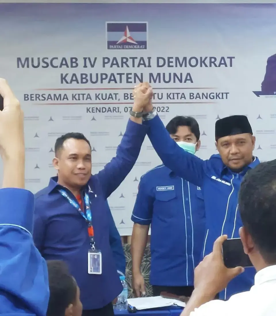 Mencari Ketua Demokrat Muna, Cahwan 9 Suara, AJB 7 Suara