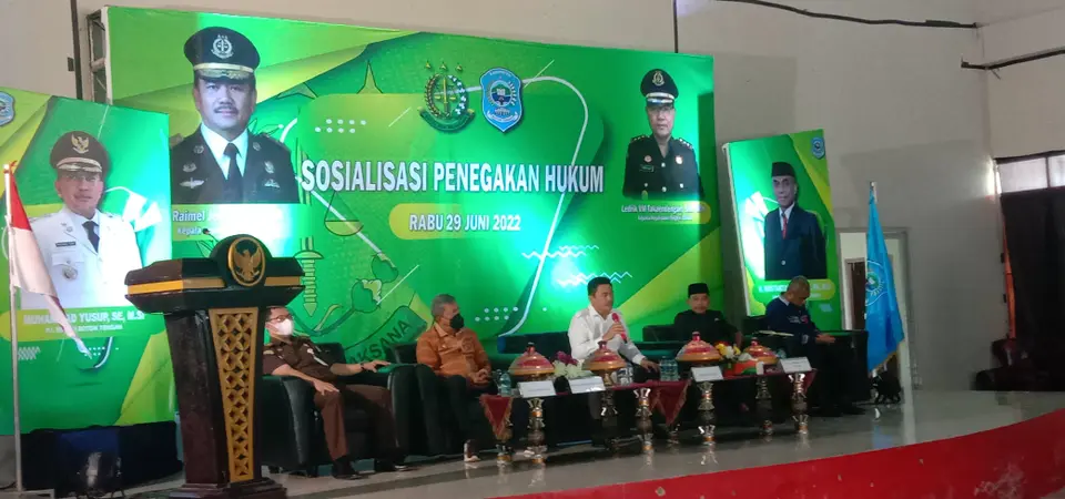 Kajati Sultra Sosialisasi Penegakan Hukum di Buteng
