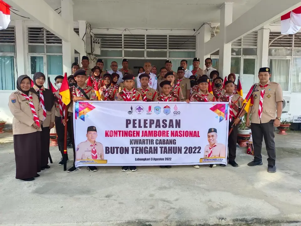 Sekda Buteng Lepas 17 Peserta Jambore Nasional ke Cibubur Jakarta