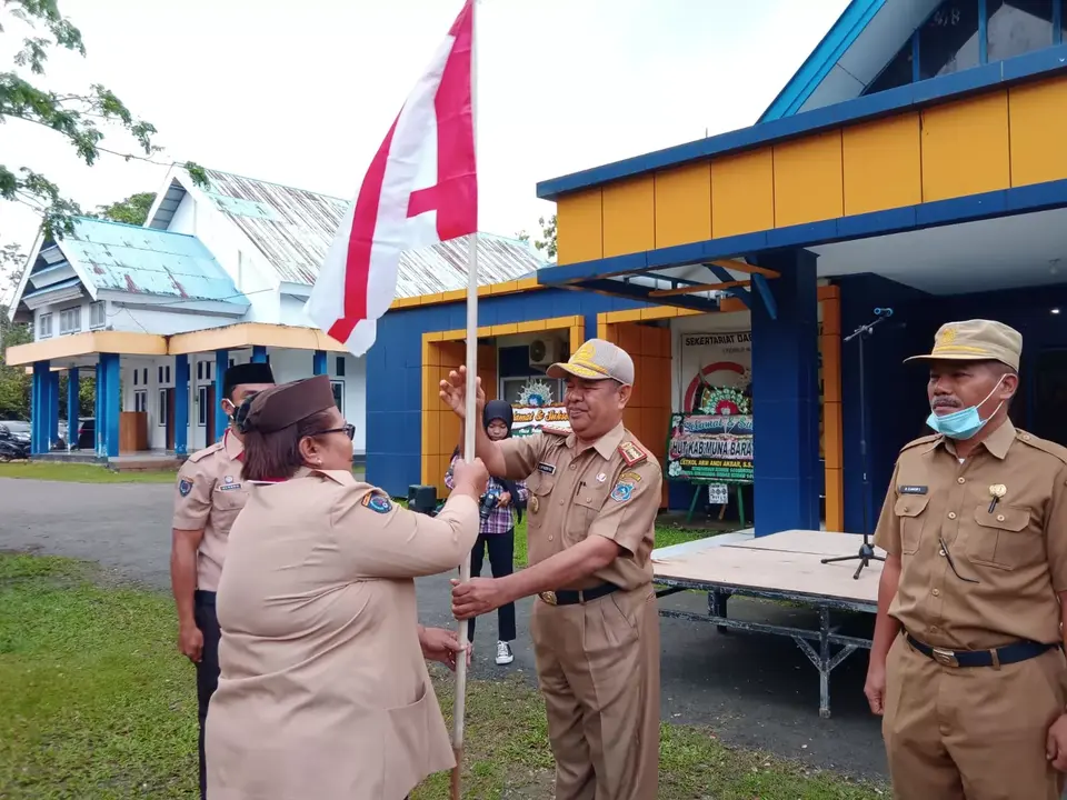 Ini Pesan Sekda Mubar Saat Melepas Kontingen Jambore Nasional