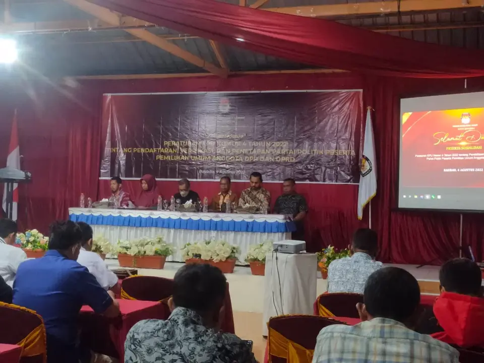 KPU Baubau Sosialisasi Tahapan Pemilu 2024