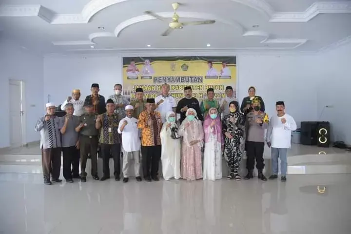 Pemkab Sambut Kepulangan Jemaah Haji Asal Buton