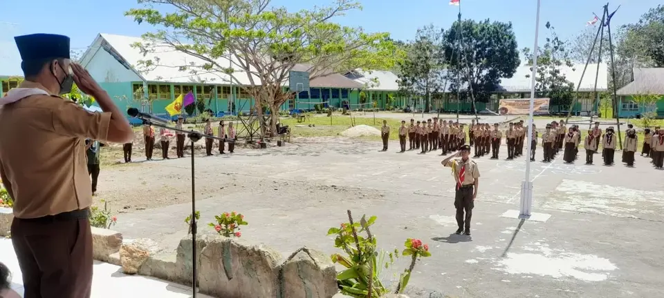 SMAN 6 Baubau Gelar HUT Pramuka ke-61