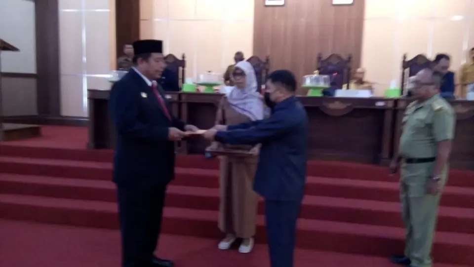 LPJ Bupati Muna Tahun Anggaran 2021 Disetujui DPRD Muna.