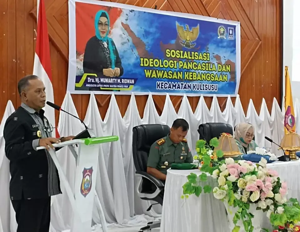 Sosialisasi IP dan WK, Sekda Butur: ASN Wajib Setia Pada Pancasila dan UUD 1945