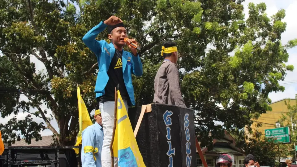 PMII Baubau Tolak Kenaikan Harga BBM