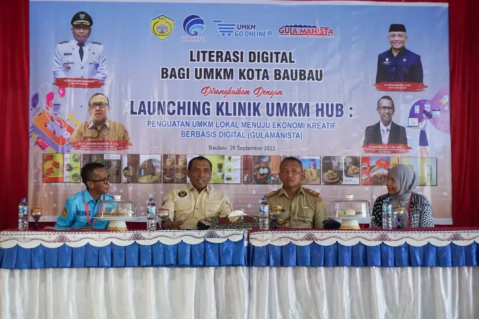 Kominfo Baubau Luncurkan Klinik Gulamanista
