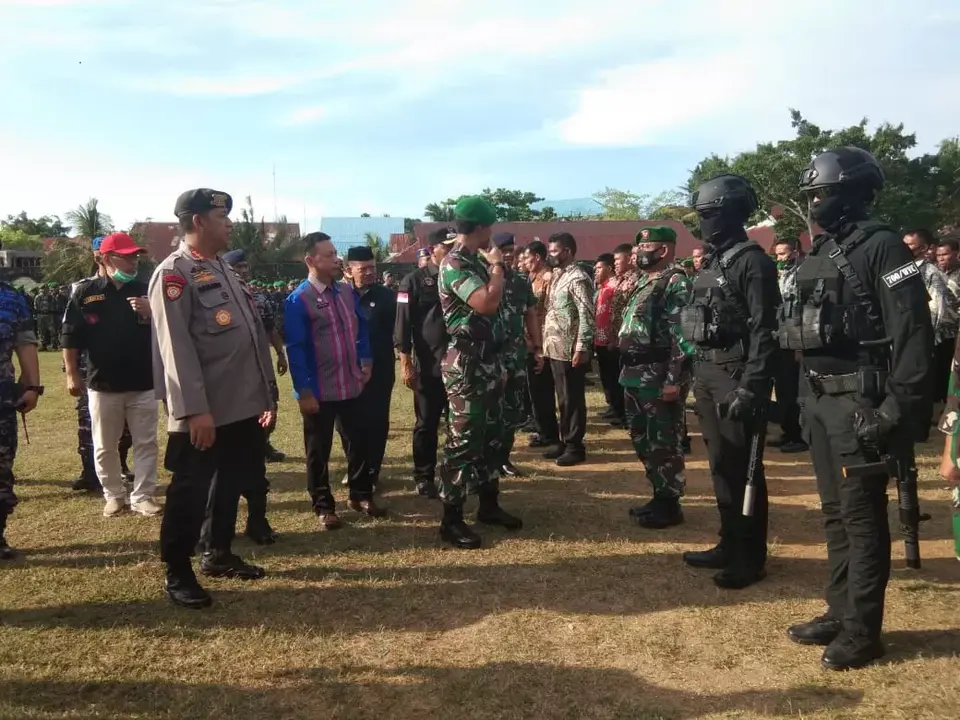 Ribuan Pasukan Gabungan TNI-Polri Amankan Kunjungan Presiden di Kepton