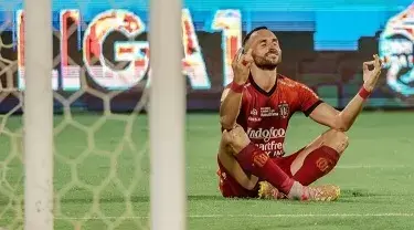 Bali United vs Dewa United, Spasojevic Cetak Hattrick