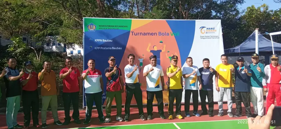 Rajut Kebersamaan dan Sinergitas, KPPN dan KPP Pratama Baubau Gelar Event Semi Formal