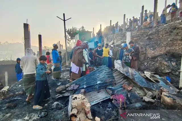 Dua Pria Rohingnya Ditembak Sekelompok Orang Bertopeng
