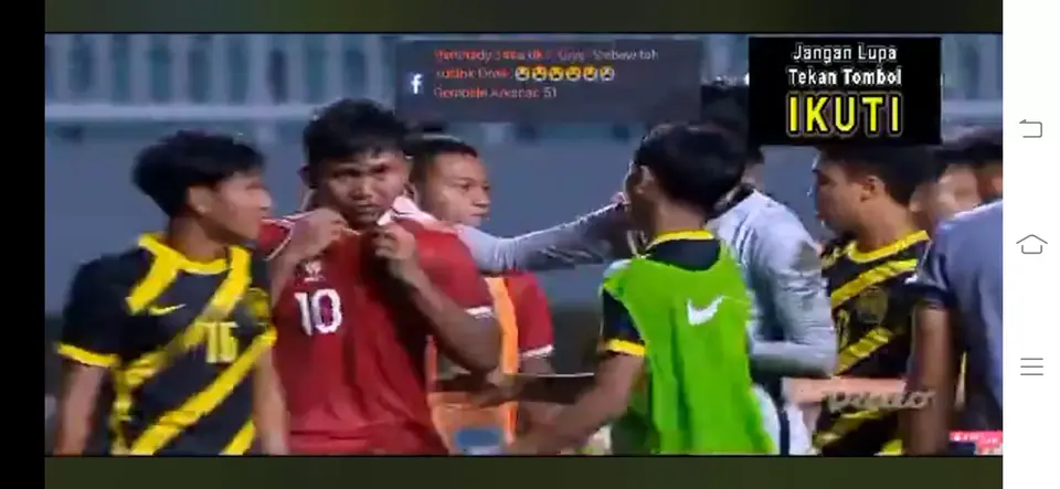 Timnas Malaysia Mengalahkan Indonesia 5-1