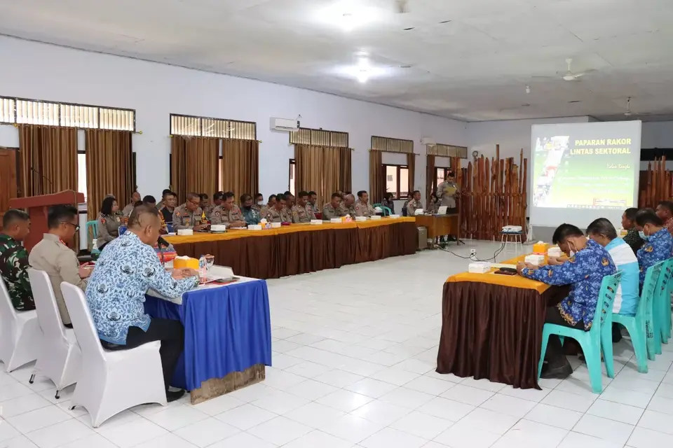 Polres Baubau Rapat Lintas Sektoral Pengamanan Porprov