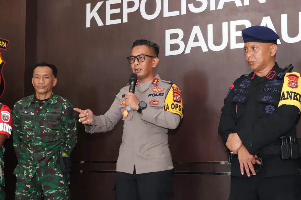Pengamanan Porprov Sultra, Polres Baubau Gelar TFG