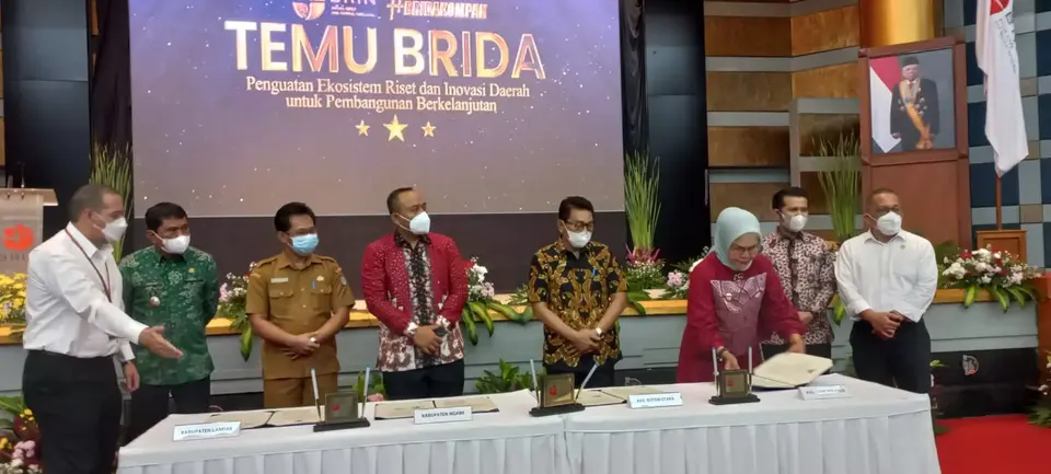 Bupati Butur Menghadiri Temu BRIDA Sekaligus Menandatangani MoU dengan BRIN