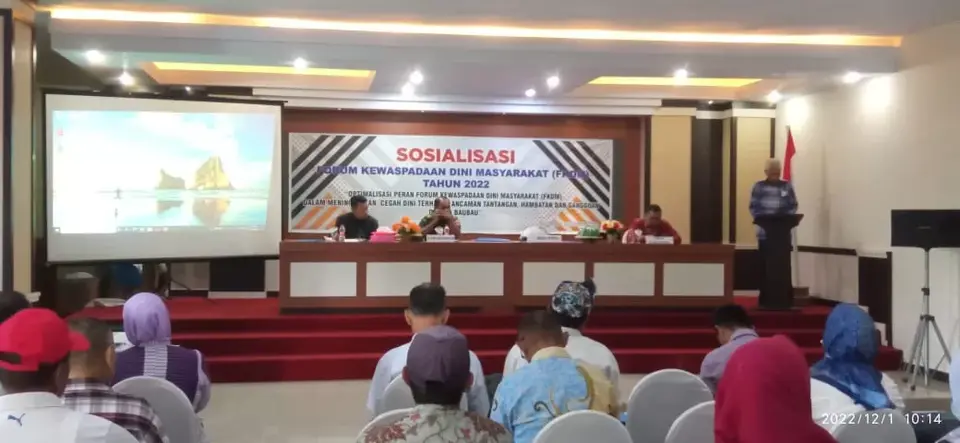 Kesbangpol Baubau Gelar Sosialisasi FKDM