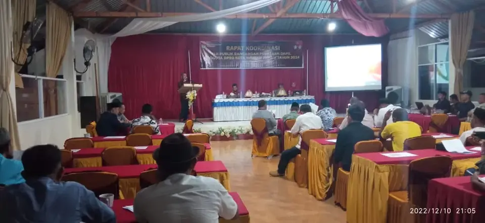 KPU Baubau Rakor Uji Publik Rancangan Penataan Dapil Anggota DPRD Baubau