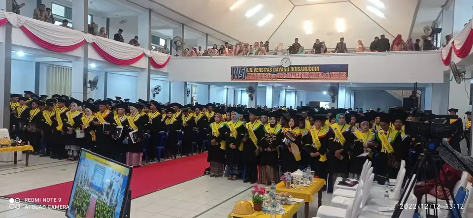 Ratusan Mahasiswa Unidayan Menjalani Wisuda Sarjana dan Pascasarjana
