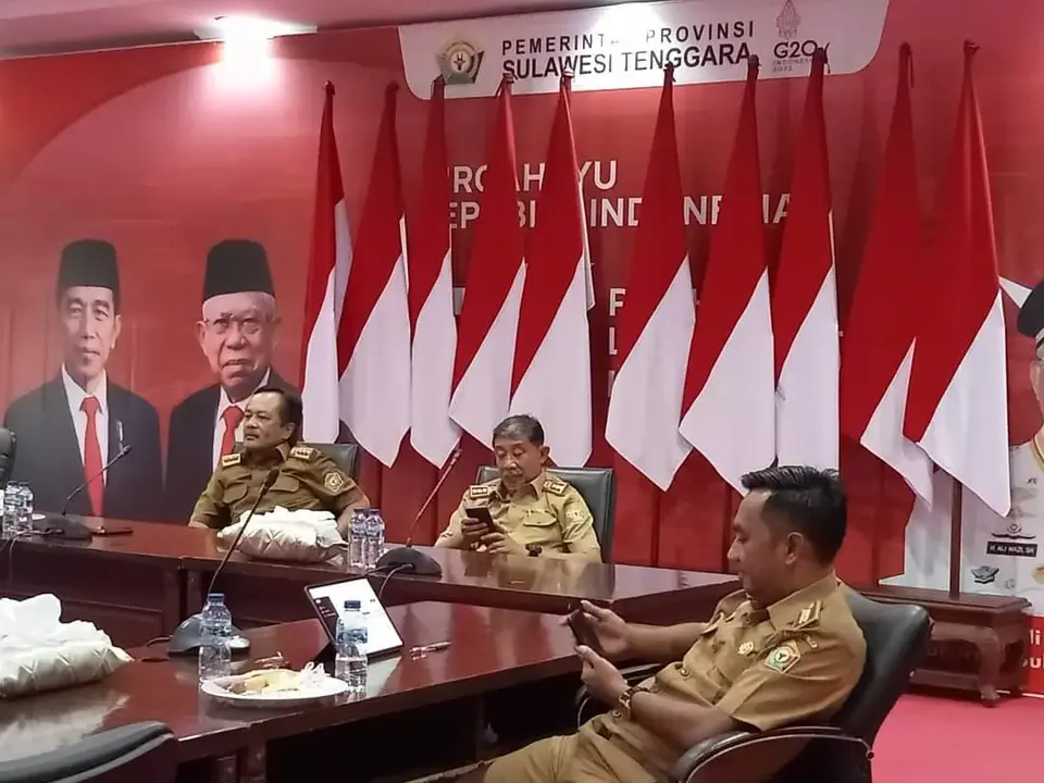 Kepala Inspektorat Mendampingi Asisten II Bidang Perekonomian Ikut Peluncuran Aksi Pencegahan Korupsi