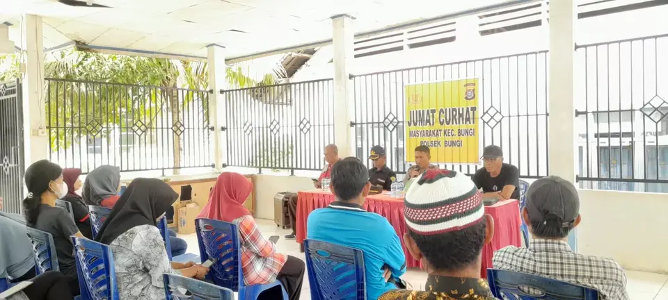 Jumat Curhat, Cara Polsek Bungi Menampung Keluhan Masyarakat