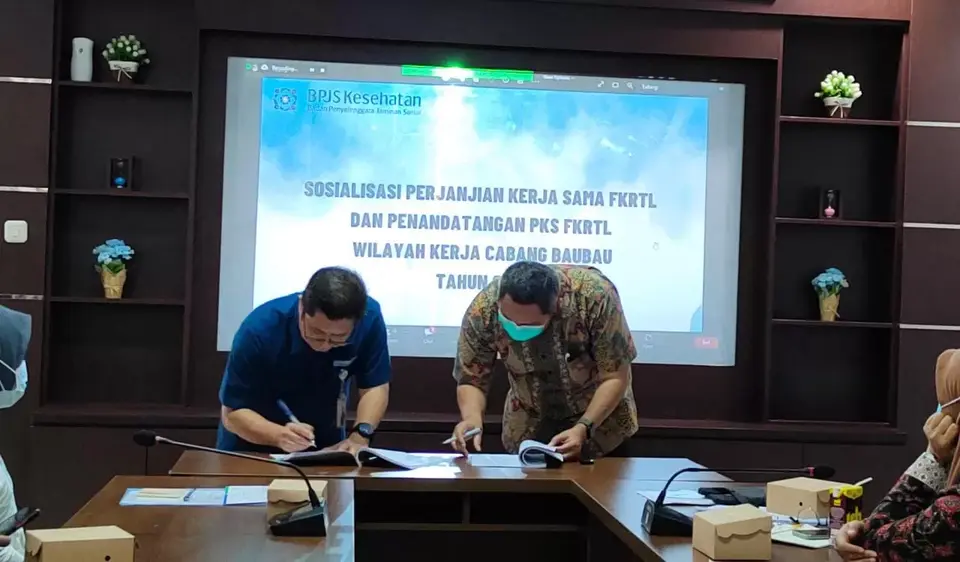 BPJS Kesehatan Baubau Melanjutkan Kerja Sama dengan 10 Faskes Lanjutan dan 1 Optik