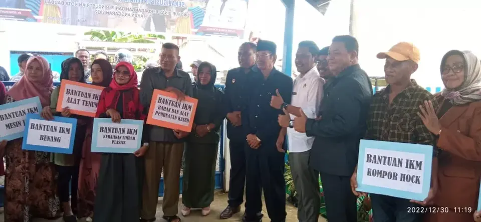 Warga Diharapkan Memanfaatkan Bantuan Sarpras Perdagangan yang Diberikan Pemkot Baubau