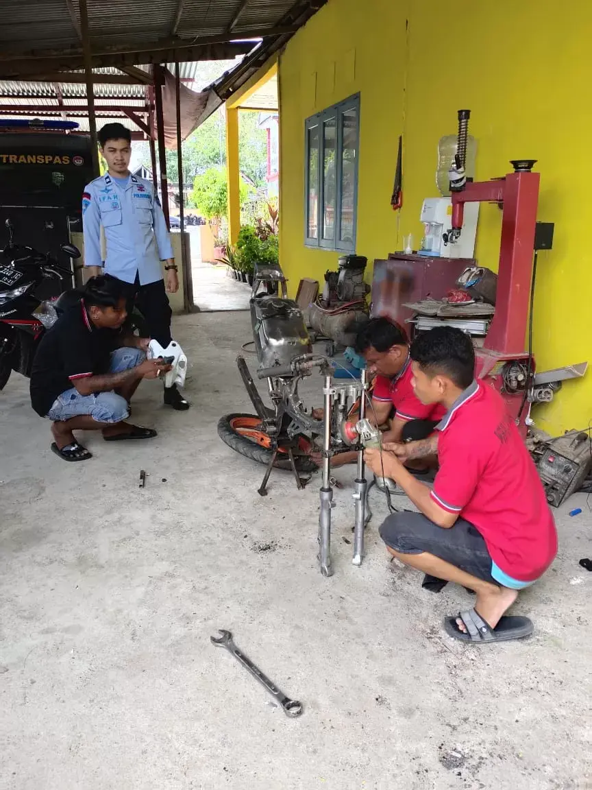 Binaan Lapas Klas IIA Buka Bengkel