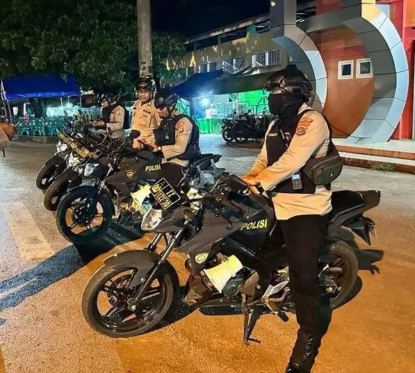 Menciptakan Suasana Aman, Sat Samapta Polres Baubau Rutin Patroli