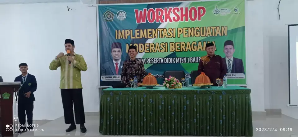 Kemenag Sambut Baik Workshop MTsN 1 Tentang Moderasi Agama