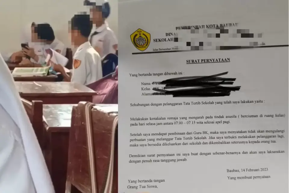 Sepasang Pelajar SMP di Baubau Terekam Bercumbu di Kelas