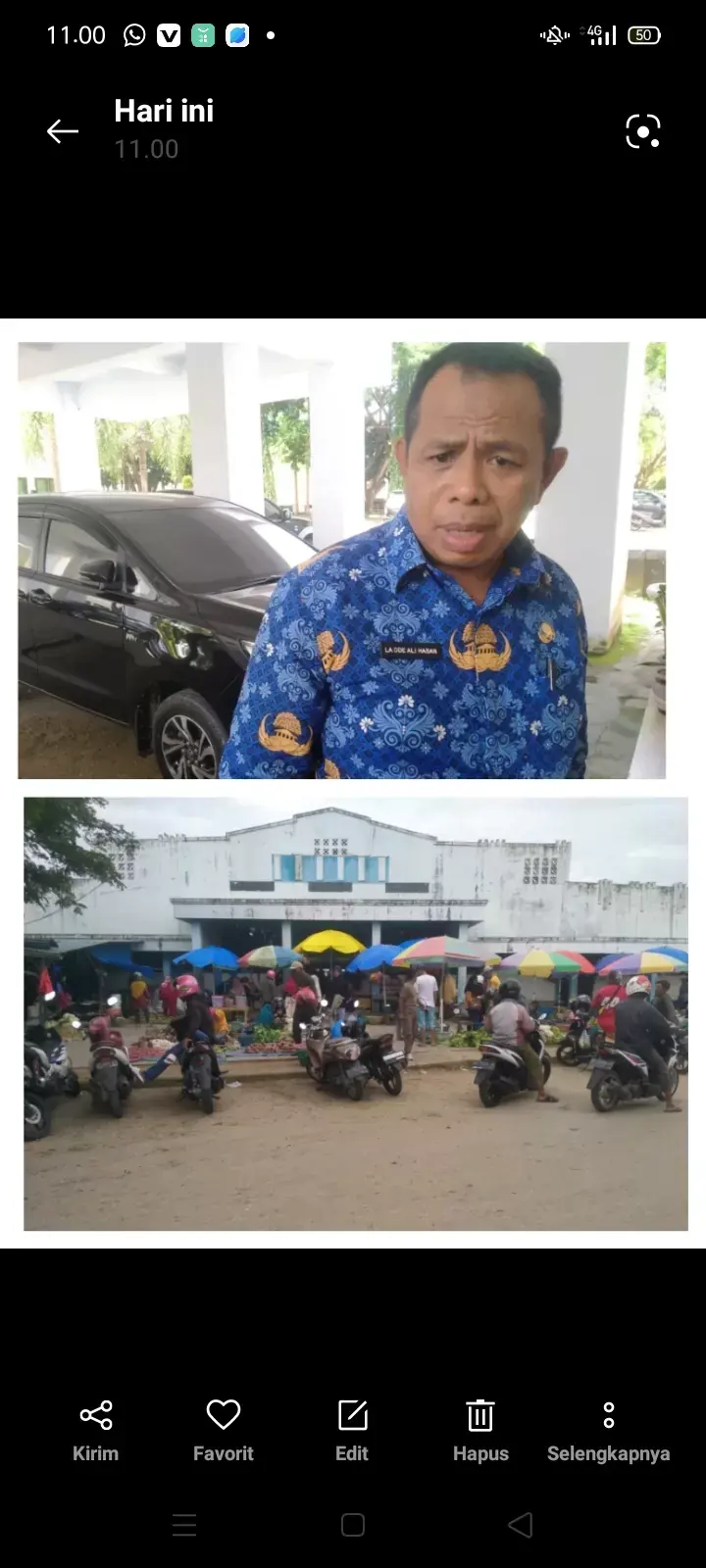 Mitra Bulog Baubau Kepergok Jual Beras Melampaui Batas Harga