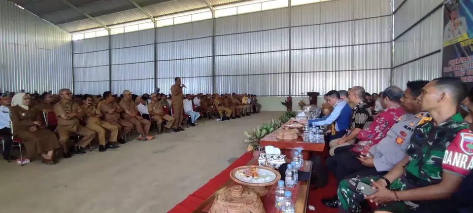 Dua Pejabat Kementerian Hadiri Musrenbang Muna di Pabrik Jagung