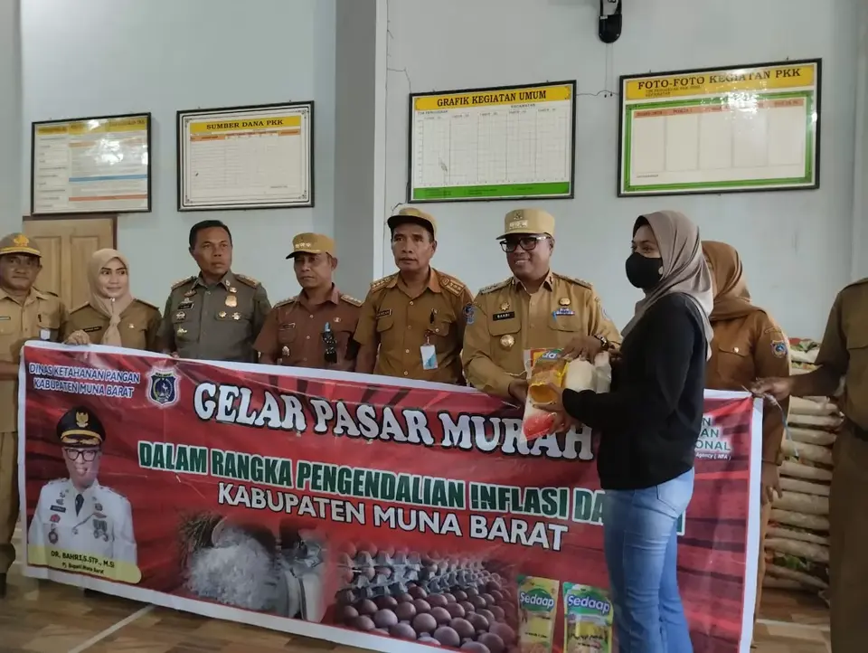Pemkab Mubar Tambah Alokasi Subsidi Sembako di Pasar Murah