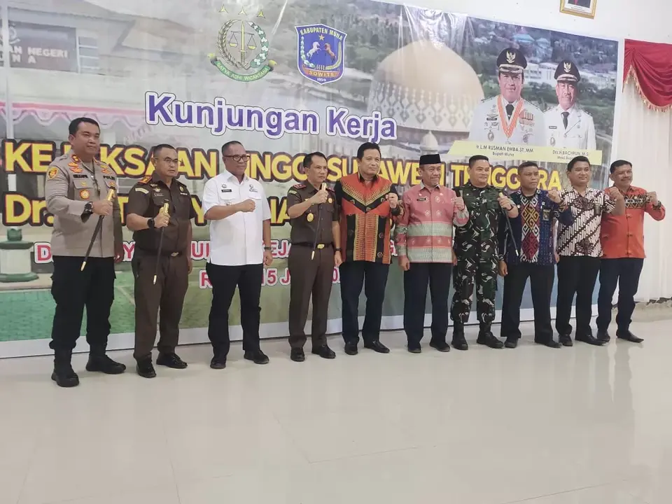Kajati Sultra Puji Hubungan Kejari dengan Pemkab Muna-Mubar