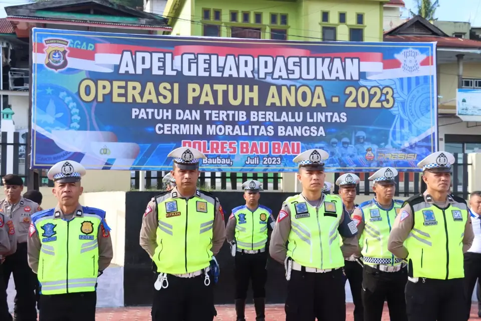Operasi Patuh, Polres Baubau Bidik Tujuh Pelanggaran